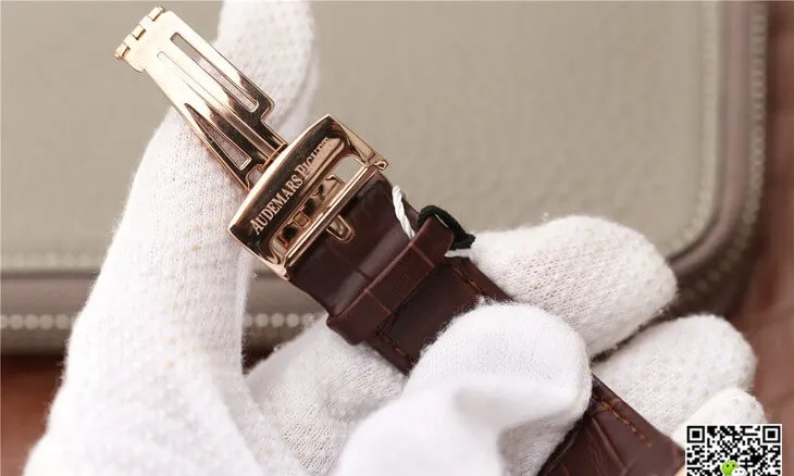 Audemars Piguet Royal Oak Chronograph 26331OR.OO.D821CR.01 OM Factory 1:1 Best Edition Replica Watch Brown Strap